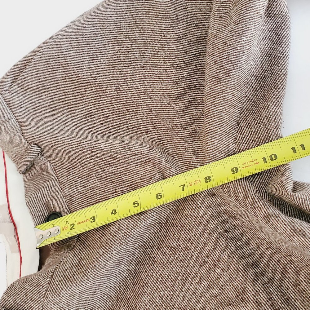 BANANA REPUBLIC Martin Tweed Wool Wide Leg Pants - Picture 9 of 10